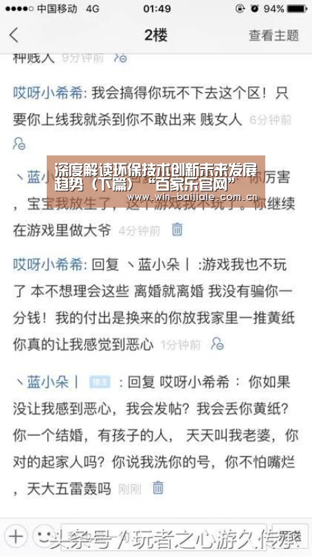 深度解读环保技术创新未来发展趋势(下篇)“百家乐官网”(图1) 百家乐官网